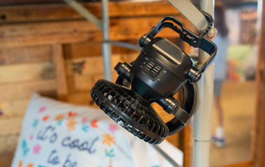 Battery Powered Fans for Camping