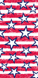 Cabin Comfort QWICKdry 30" X 60" Beach Towel Stars Stripes