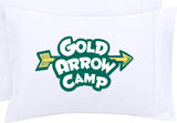 Gold Arrow Camp Autographable Pillow Case