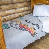 Graphic Sweatshirt Blanket