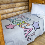 Graphic Sweatshirt Blanket
