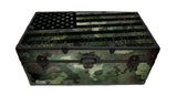 Designer Trunk - Camo Flag - 32x18x13.5"