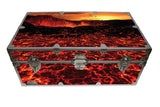 Designer Trunk - Volcanic Eruption - 32x18x13.5"