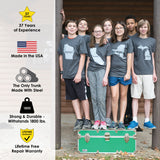 UnderGrad Steel Footlocker Trunk 32x18x16.5"