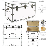 Graduate Steel Footlocker Trunk 32x18x18.5"