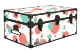 Designer Trunk - Floating Dots - 32x18x13.5"