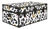 Designer Trunk - Glitter Cheetah - 32x18x13.5"