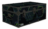 Designer Trunk - Glowing Hexagons - 32x18x13.5"