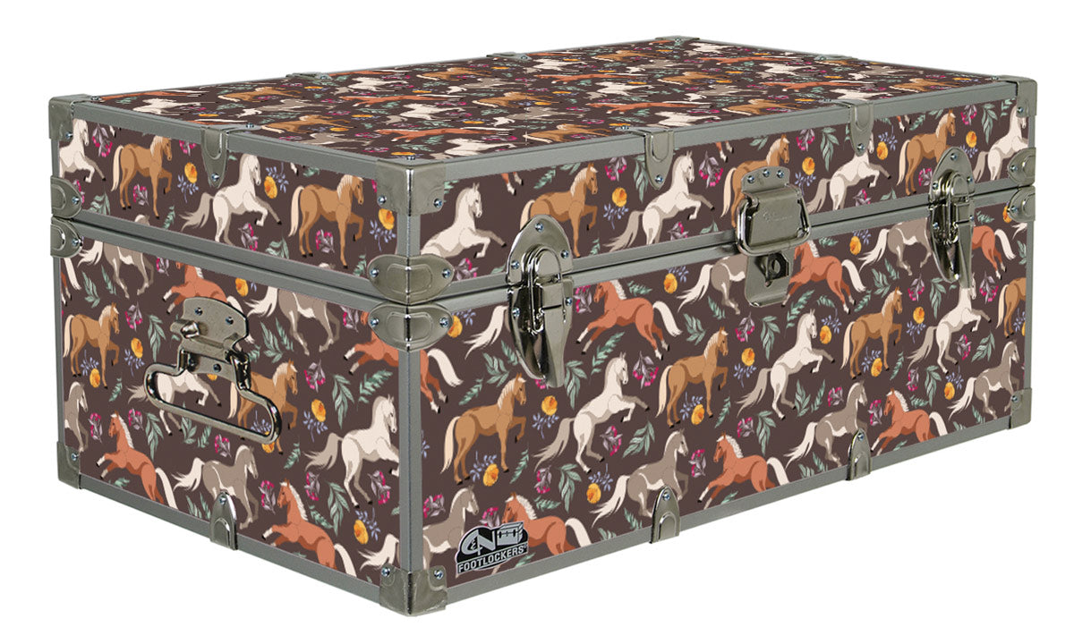 Designer Trunk - Horses - 32x18x13.5"