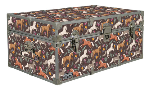 Designer Trunk - Horses - 32x18x13.5"|60882