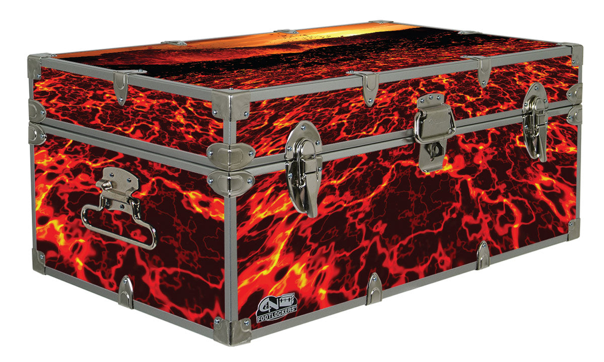Designer Trunk - Volcanic Eruption - 32x18x13.5"