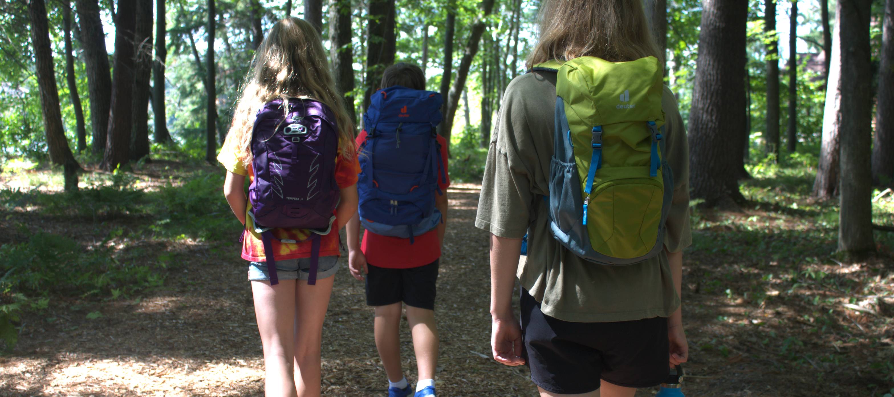 Bring backpacks on any adventure!