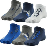 Under Armour Boy's Essential Lite No Show Socks - 6 Pack