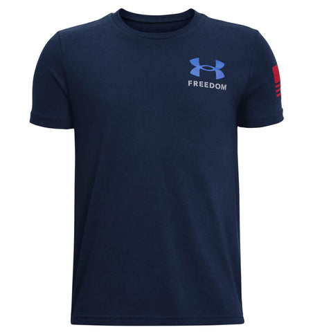 Under Armour Boys' UA Freedom Flag T-Shirt|1370823408YS,1370823408YM,1370823408YL,1370823408YXL