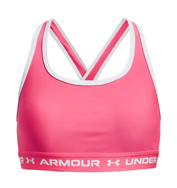 Buy Under Armour Pink Crossback Longline Sports Bra from Next Ireland
