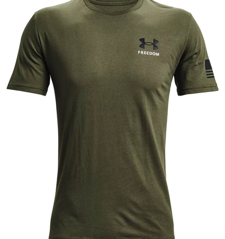 Under Armour Men's UA Freedom Banner T-Shirt|1370818390SM,1370818390MD,1370818390LG