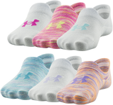 Under Armour Girls' Essential Ultra Low Tab Socks - 6 Pack