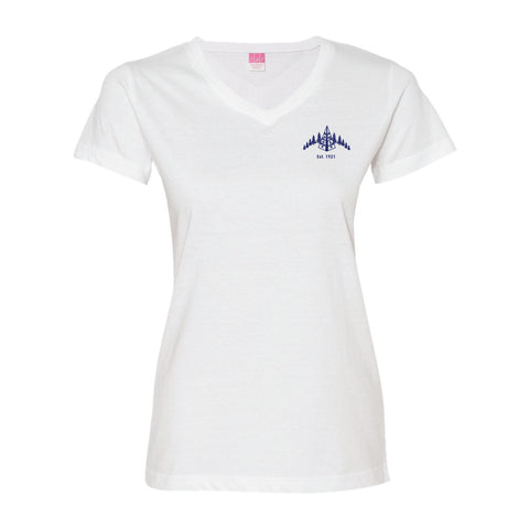 REQUIRED: Camp Agawak Girls Cotton V-Neck Tee