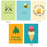 Summer Camp Greeting Cards for Boys, Girls, and Parents