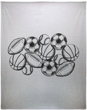 Graphic Sweatshirt Blanket