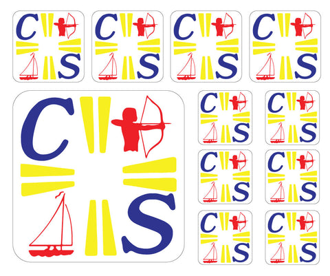 Camp Logo-Camp Sweeney Decal Set 11-Pack