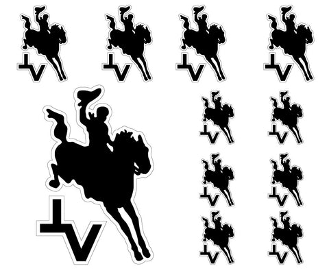 Camp Logo-Teton Valley Ranch Decal Set 11-Pack
