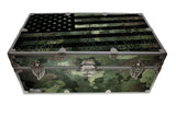 Designer Trunk - Camo Flag - 32x18x13.5"