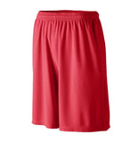 Augusta Sportswear Longer Length Wicking Shorts with Pockets