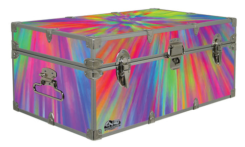 Designer Trunk - Tie Dye Rays - 32x18x13.5"|116790