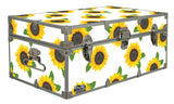 Designer Trunk - Sunflower Sunshine - 32x18x13.5"