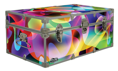 Designer Trunk - Vibrant Blobs - 32x18x13.5"|11196