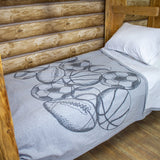 Graphic Sweatshirt Blanket