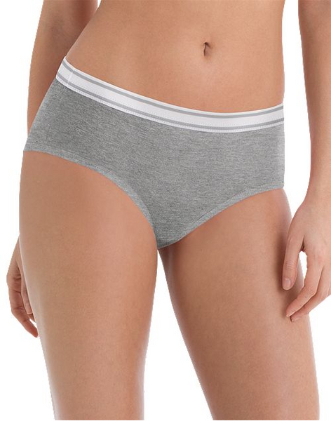 Hanes Womens Cool Comfort Cotton Sporty Hipster Panties 6-Pack