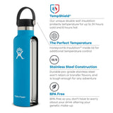 Hydro Flask® 24oz Standard Mouth Flex Cap Water Bottle
