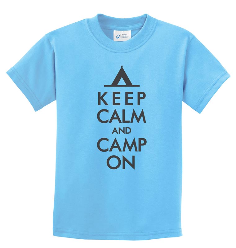 Life of Camp - Keep Calm & Camp On Tee