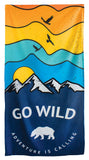 Cabin Comfort QWICKdry 30" X 60" Beach Towel