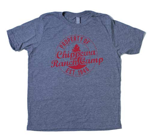 Property Of Chippewa Ranch Camp Tee|8158|8159|8160|8161|8162|8163|8164|