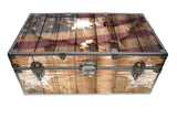 Designer Trunk - Rustic Americana - 32x18x13.5"