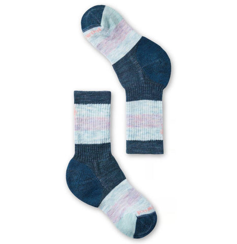 Smartwool Kids' Hike Striped Full Crew|SW001690G74-M,SW001690G74-L