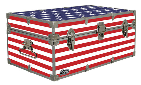 Designer Trunk - Stars & Stripes - 32x18x13.5"