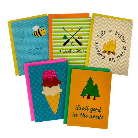 Summer Camp Greeting Cards for Boys, Girls, and Parents|15340