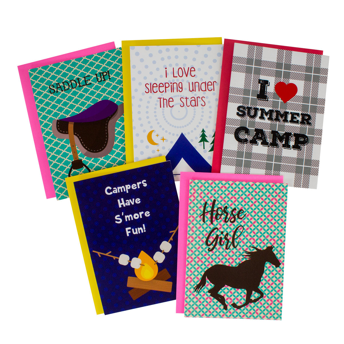 Summer Camp Greeting Cards for Boys, Girls, and Parents