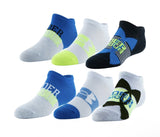 Under Armour Boy's Essential Lite No Show Socks - 6 Pack