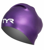 TYR Long Hair Wrinkle-Free Silicone Swim Cap