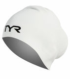 TYR Long Hair Wrinkle-Free Silicone Swim Cap