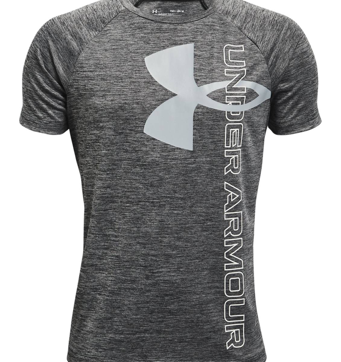 Under Armour Boys' Tech™ Split Logo Hybrid Short Sleeve