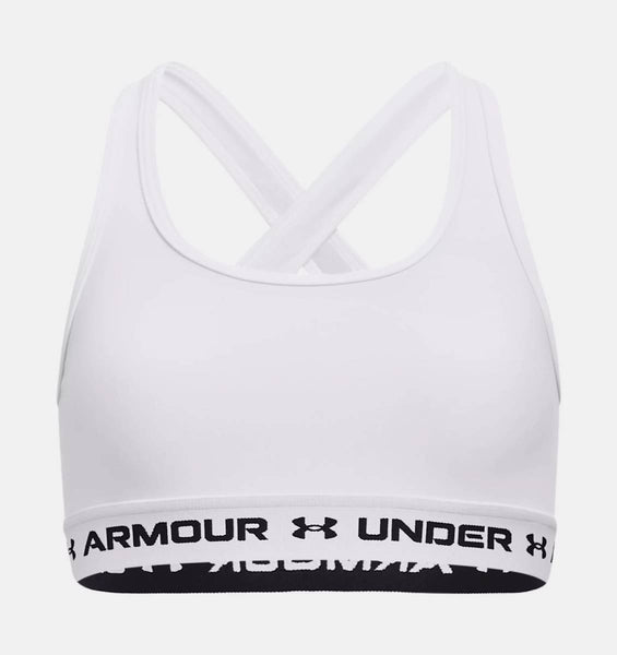  Under Armour Cross-Back Mid Bra Cruise Gold
