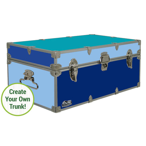 Create-Your-Own Steel Footlocker Trunk 32x18x13.5"