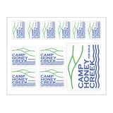 Camp Logo-Honey Creek Decal Set 11-Pack