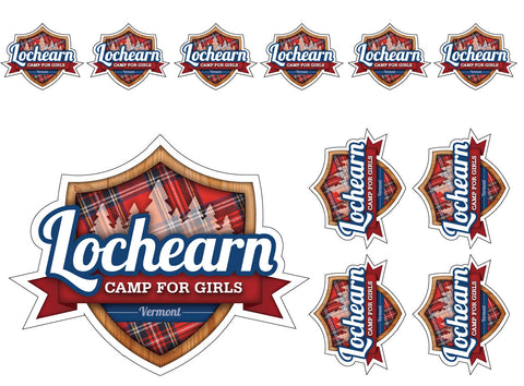Camp Logo - Camp Lochearn Decal Set 11-Pack